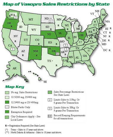 Vasopro Ephedrine Sales